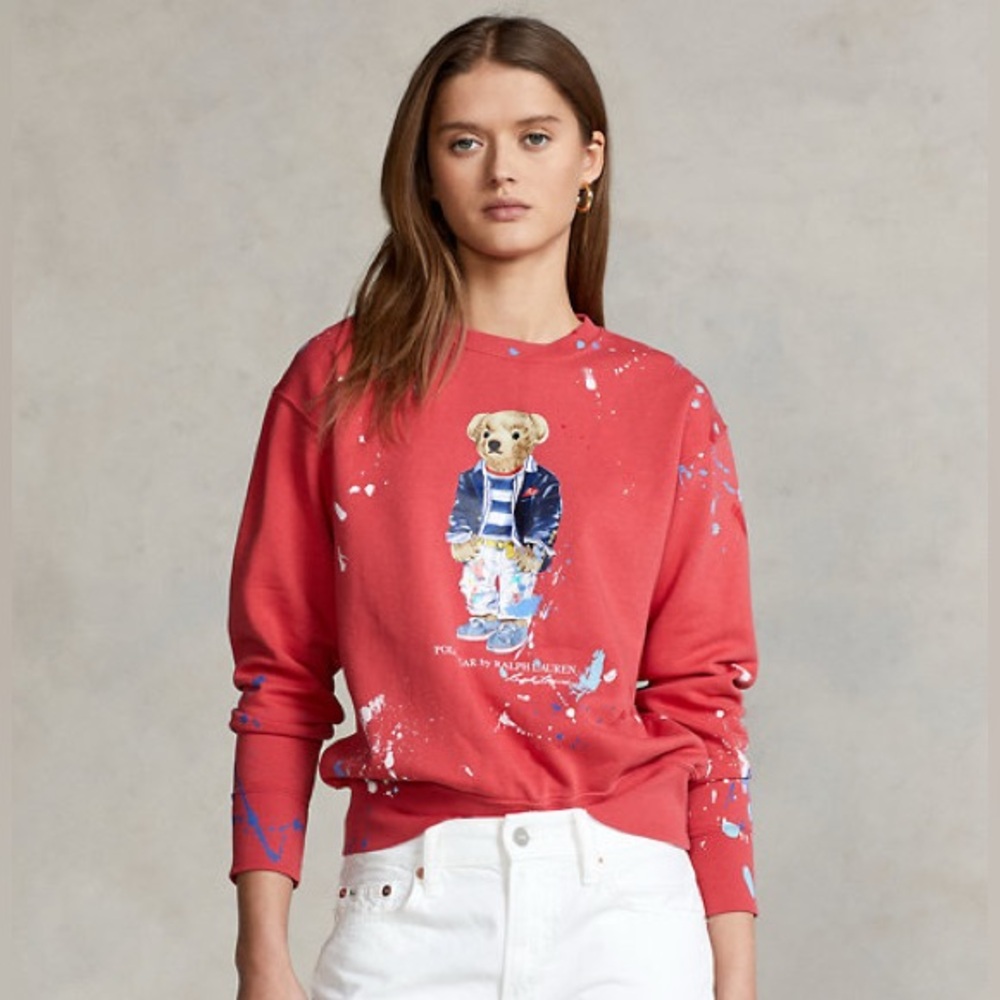 Polo by Ralph Lauren Red Bear Sweater